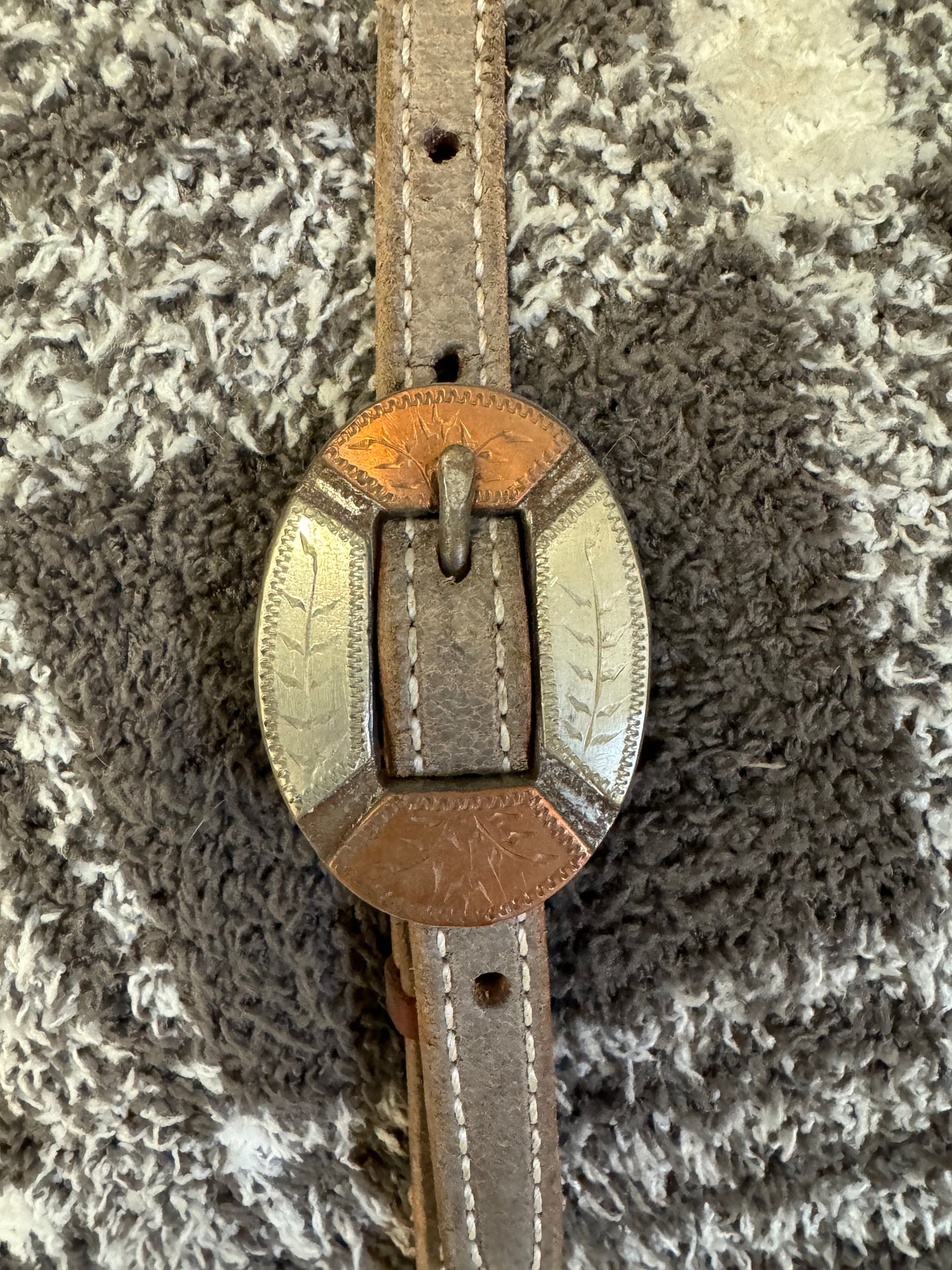 Brandt Buckle on JW Leather